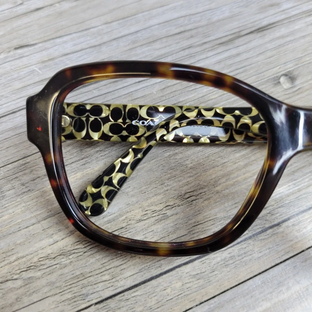 Coach Eyeglasses Frames HC6089 Bylow 550713 Dark Tortoise Sig. C Women 56-17-140